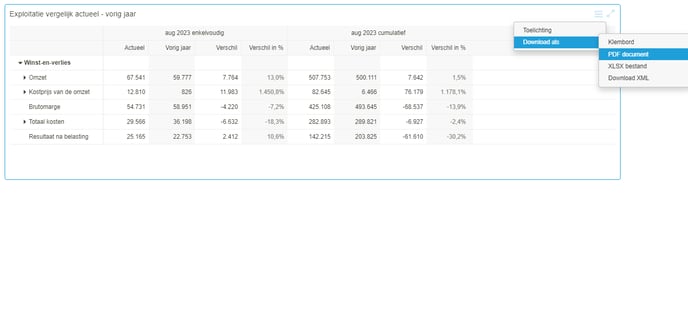 export pdf